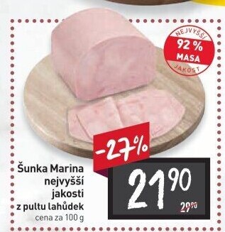 Šunka Marina nejvyšší jakosti