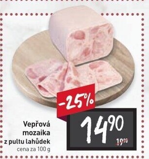 Šunka vepřová mozaika