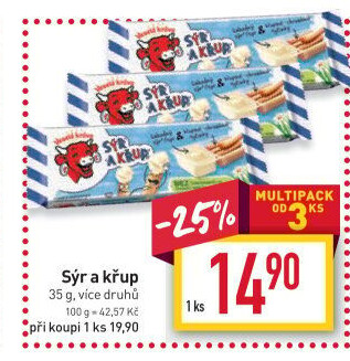 Sýr a křup Veselá kráva