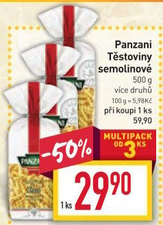Těstoviny Panzani