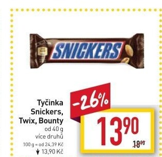 Tyčinka Snickers
