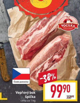 Vepřový bok špička Vocílka