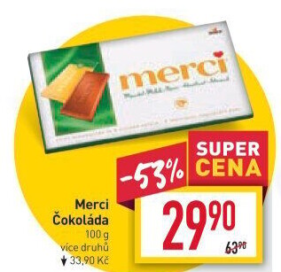 Čokoláda Merci