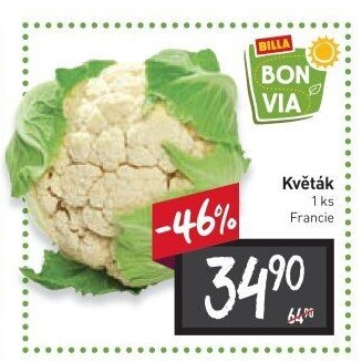 Květák Billa Bonvia