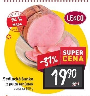 Šunka sedlácká Le&amp