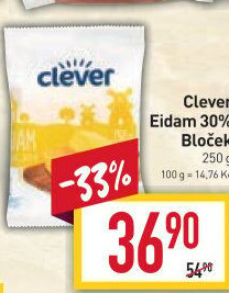 Sýr Eidam 30% Clever