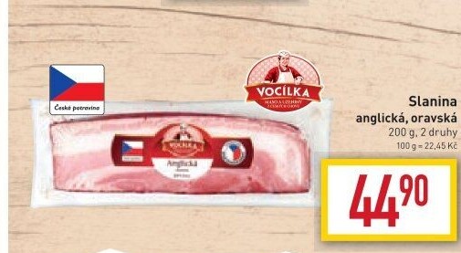Anglická slanina Vocílka