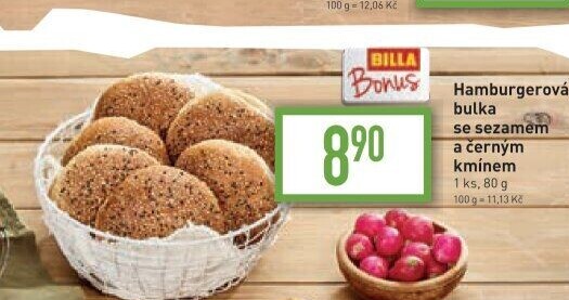 Bulka na hamburger
