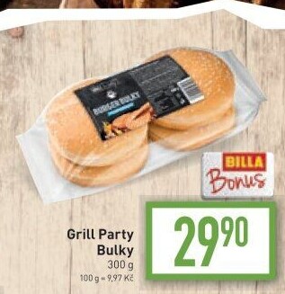 Bulky na hamburger Grill Party