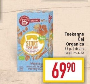 Čaje Organics Teekanne
