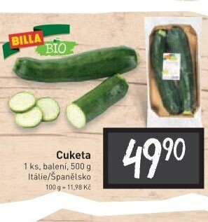 Cuketa Naše Bio Billa