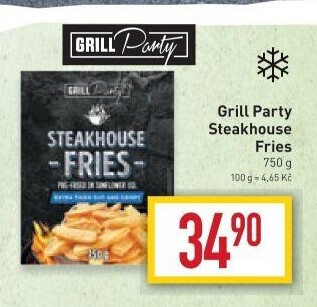 Hranolky mražené Steakhouse Grill party