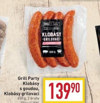 Klobása s goudou Grill Party