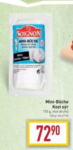 Kozí sýr Mini Buche Soignon