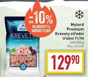 Krevety loupané mražené Premium Mylord
