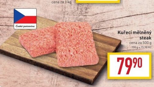 Kuřecí steak mletý