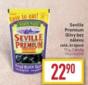 Olivy bez nálevu Seville Premium