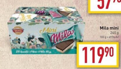 Oplatky mini Mila Sedita