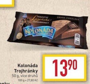 Oplatky trojhránky Kolonáda Opavia