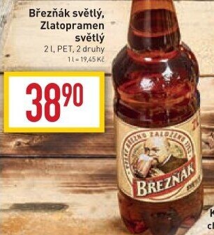 Pivo světlé výčepní 10° Březňák