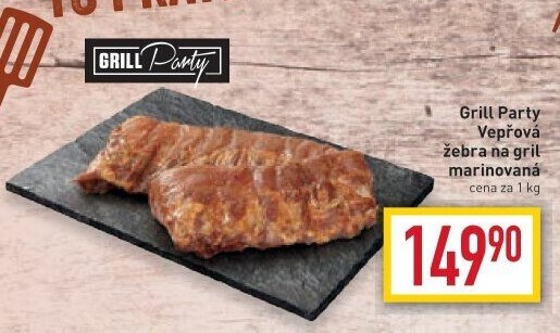 Vepřová žebra marinovaná na gril Grill Party