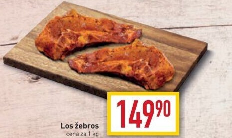 Vepřová žebra uzená Los Žebros Láďa Grileman Kostelecké uzeniny