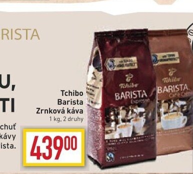 Zrnková káva Barista Tchibo