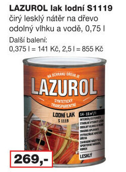 Lodní lak Lazurol