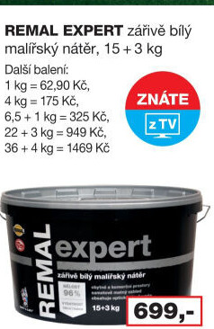 Malířský nátěr Expert Remal