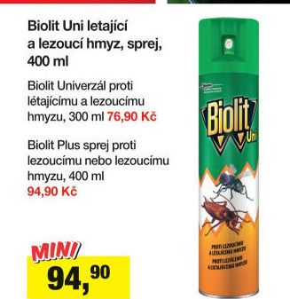 Přípravek proti mravencům a lezoucímu hmyzu sprej Uni Biolit