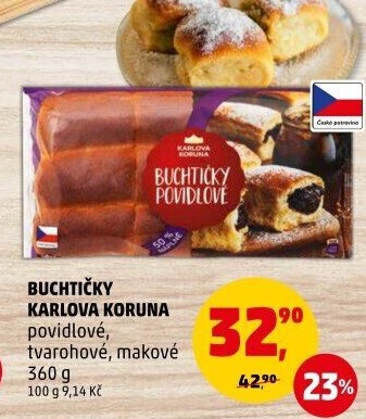 České buchtičky Karlova Koruna