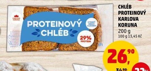 Chléb proteinový Karlova Koruna