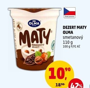 Dezert Olmíci Maty Olma