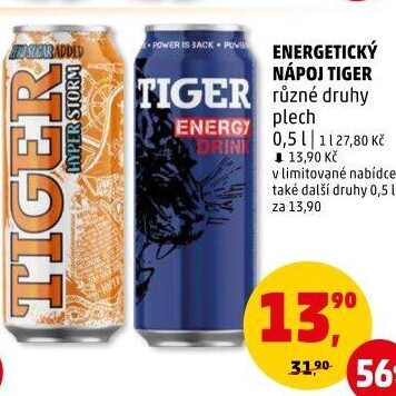 Energetický nápoj Tiger