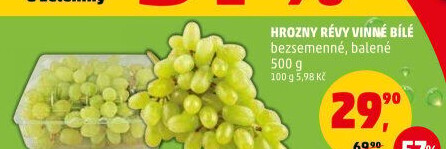 Hrozny bílé bezsemenné