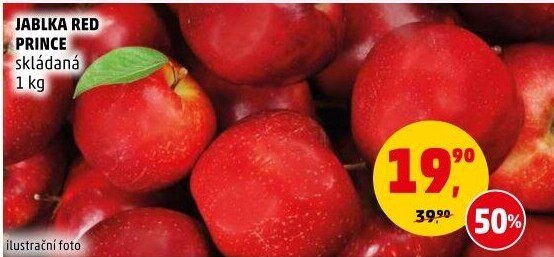Jablka Red Prince