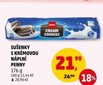 Krémové sušenky Penny