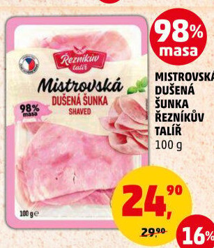 Mistrovská dušená šunka Řezníkův talíř