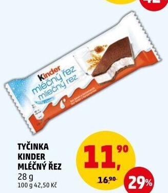 Řez mléčný Kinder