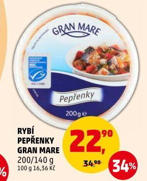 Rybí pepřenky Gran Mare