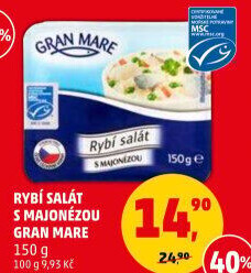Rybí salát s majonézou Gran Mare