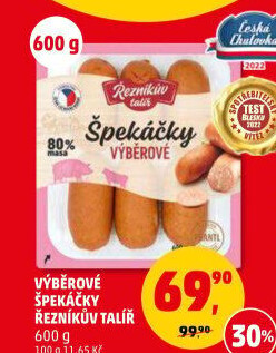 Špekáčky výběrové Řezníkův talíř