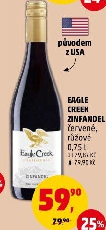Víno Zinfandel Eagle Creek