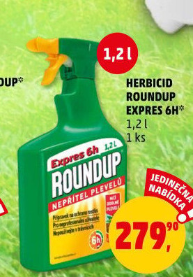 Herbicid sprej Roundup Expres