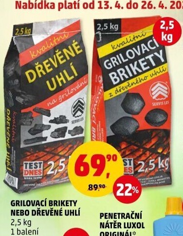 Uhlí dřevěné Servis Les