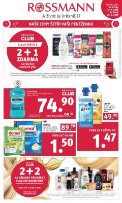akční leták ROSSMANN drogerie 12.4.2023-25.4.2023