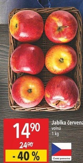 Jablka červená