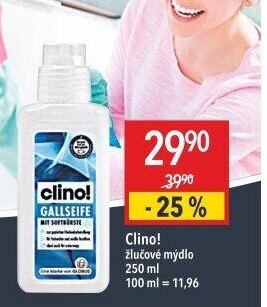 Žlučové mýdlo Clino!