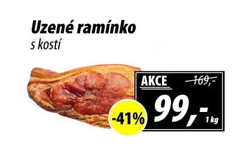 Uzené ramínko s kostí