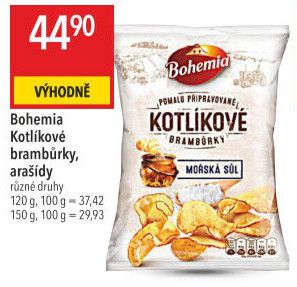 Brambůrky kotlíkové Bohemia Chips